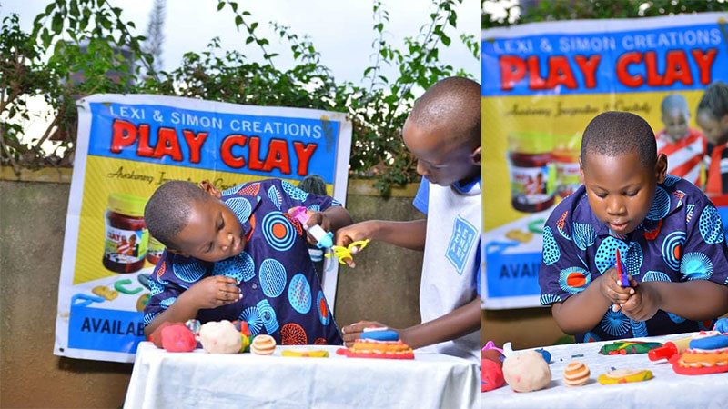 Play clay aides *childhood development in some of the following ways